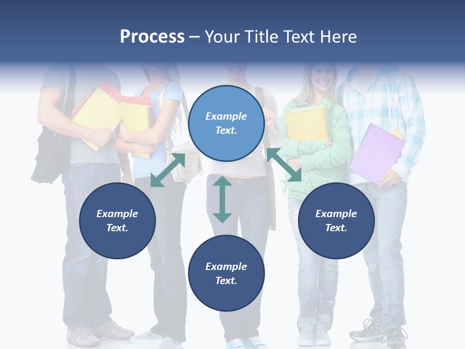 Study Class Girl PowerPoint Template