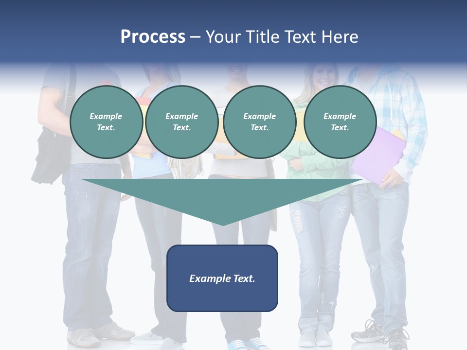 Study Class Girl PowerPoint Template