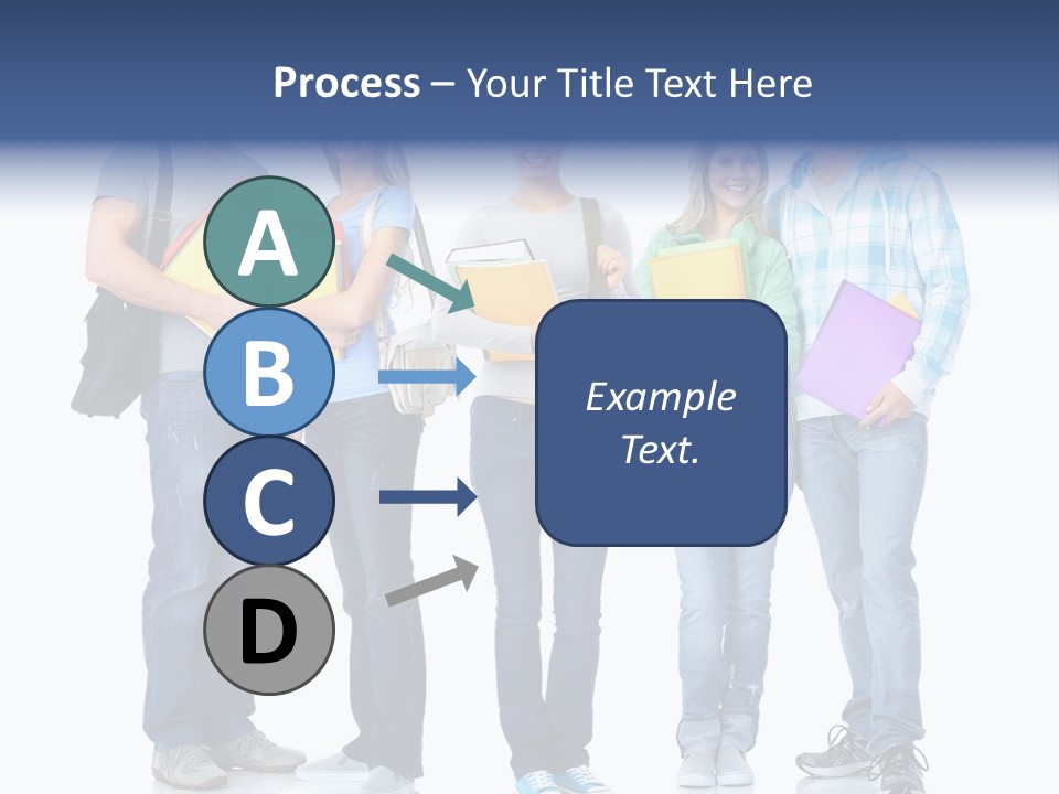 Study Class Girl PowerPoint Template