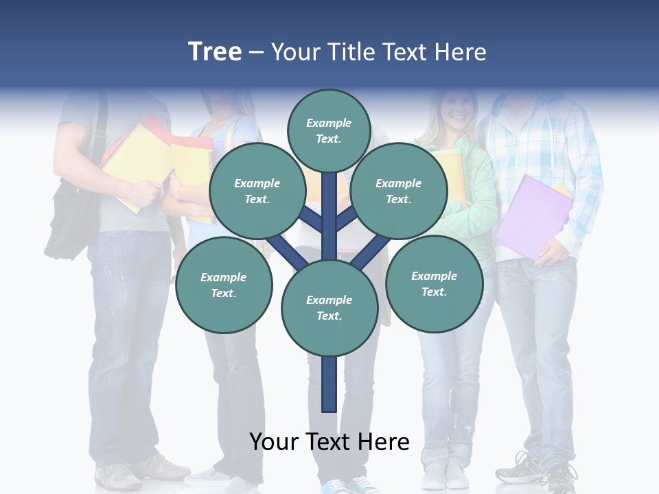 Study Class Girl PowerPoint Template