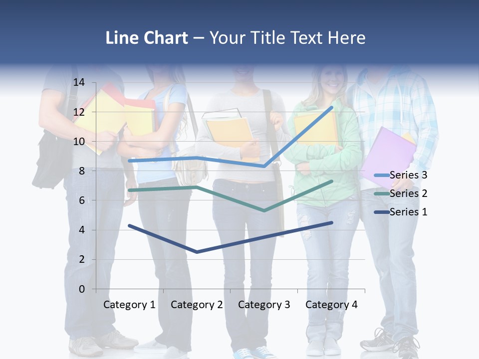 Study Class Girl PowerPoint Template