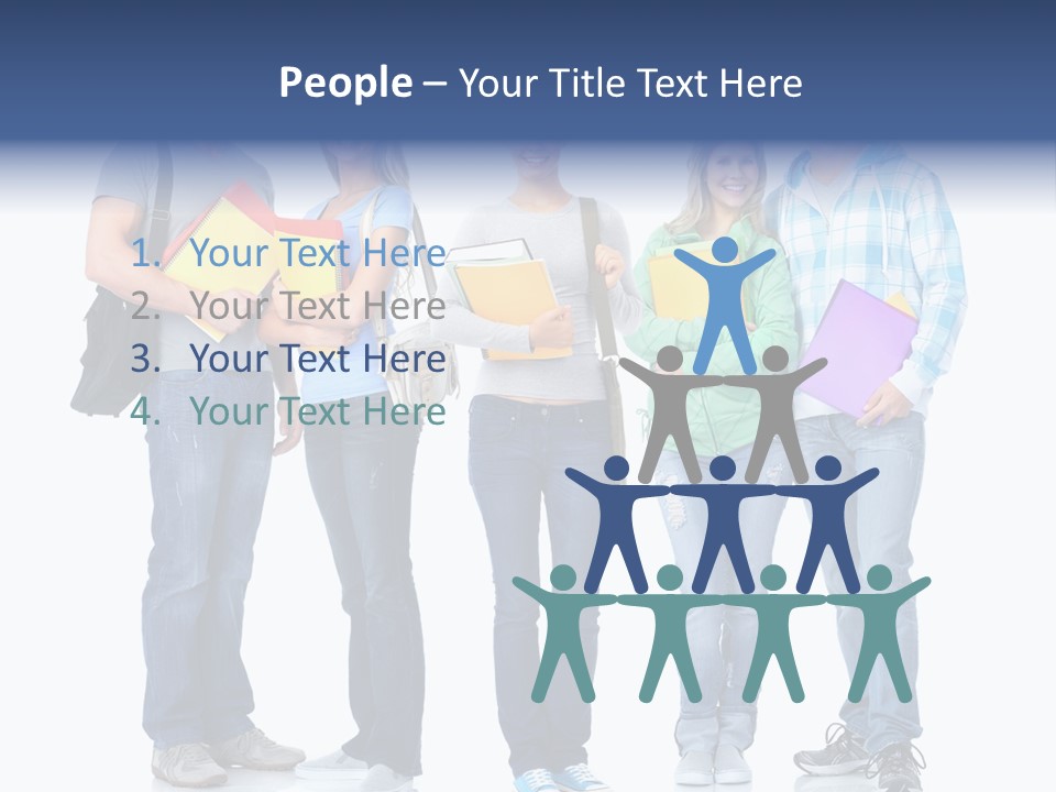 Study Class Girl PowerPoint Template