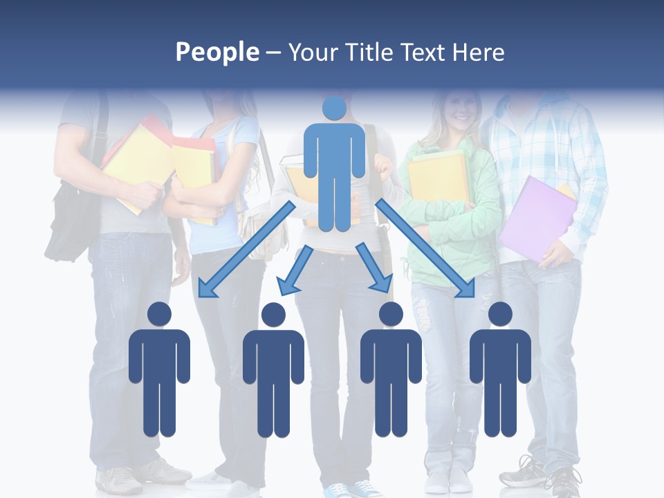 Study Class Girl PowerPoint Template