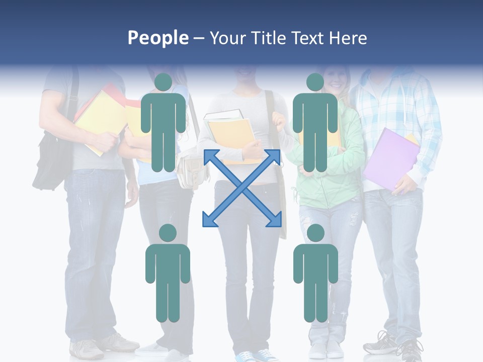 Study Class Girl PowerPoint Template