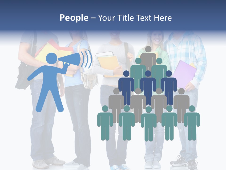 Study Class Girl PowerPoint Template