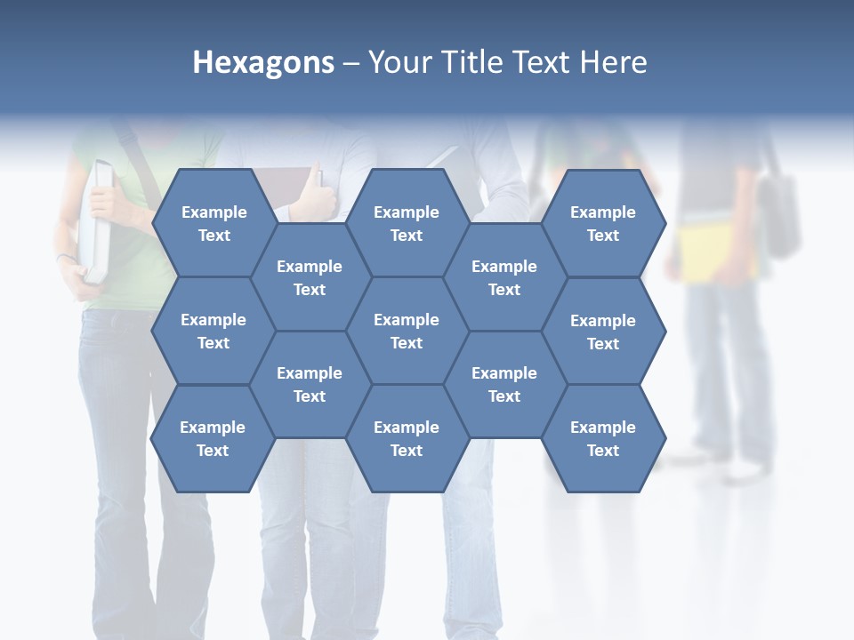 Woman Isolated Background PowerPoint Template