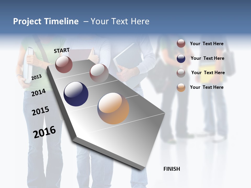 Woman Isolated Background PowerPoint Template