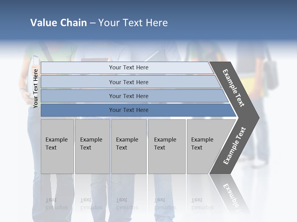 Woman Isolated Background PowerPoint Template