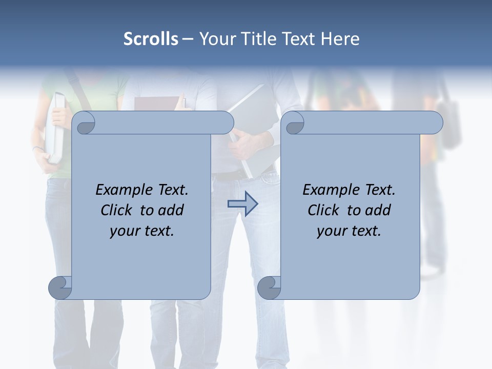 Woman Isolated Background PowerPoint Template