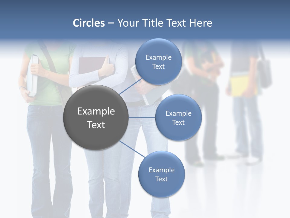 Woman Isolated Background PowerPoint Template