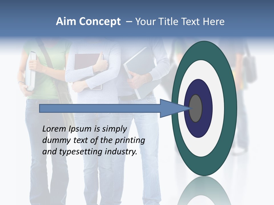 Woman Isolated Background PowerPoint Template