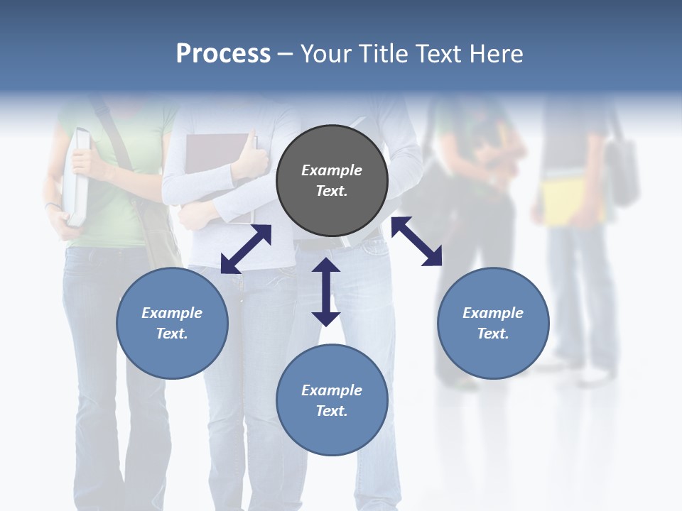 Woman Isolated Background PowerPoint Template