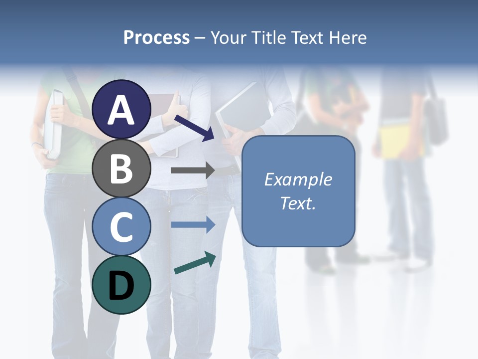 Woman Isolated Background PowerPoint Template