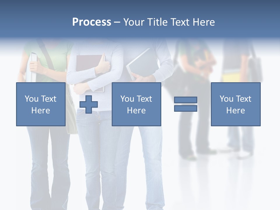 Woman Isolated Background PowerPoint Template