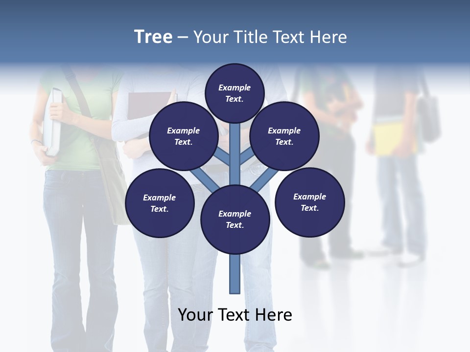 Woman Isolated Background PowerPoint Template