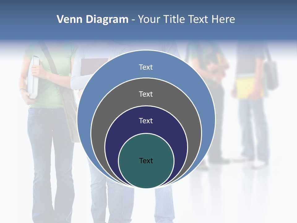 Woman Isolated Background PowerPoint Template