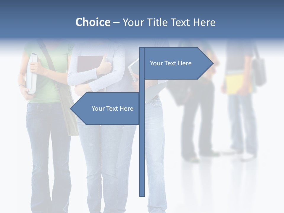 Woman Isolated Background PowerPoint Template