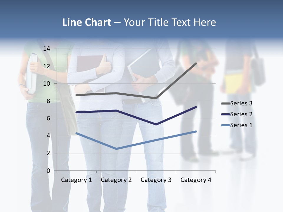 Woman Isolated Background PowerPoint Template