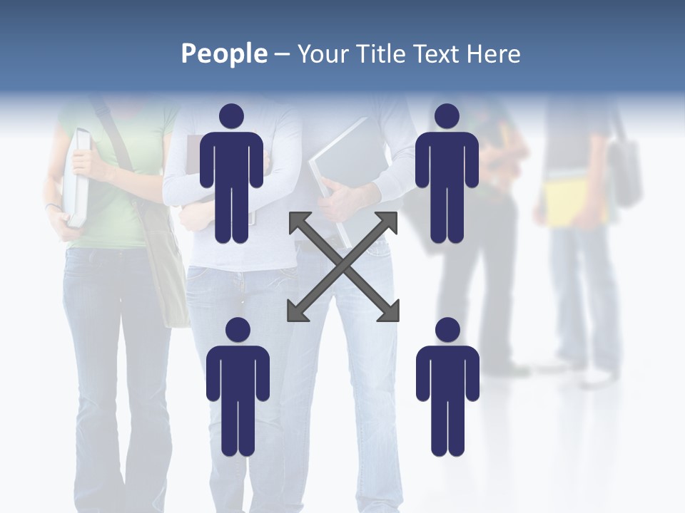 Woman Isolated Background PowerPoint Template