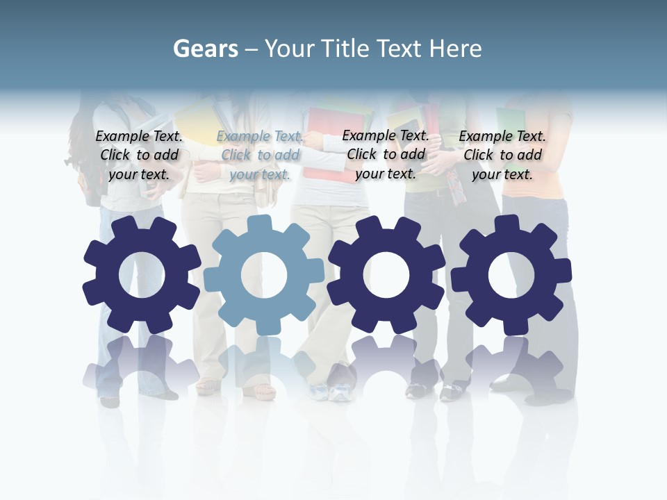 School Young Book PowerPoint Template