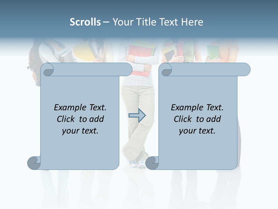 School Young Book PowerPoint Template
