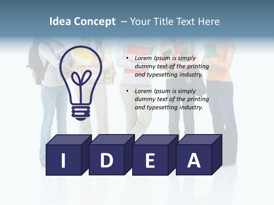 School Young Book PowerPoint Template