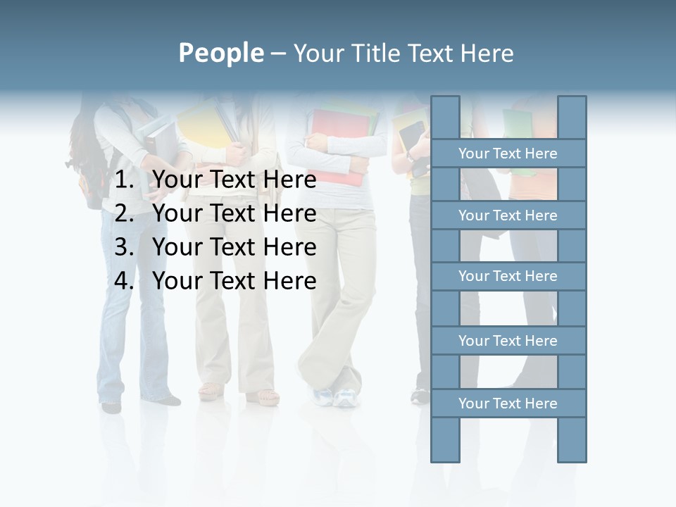 School Young Book PowerPoint Template