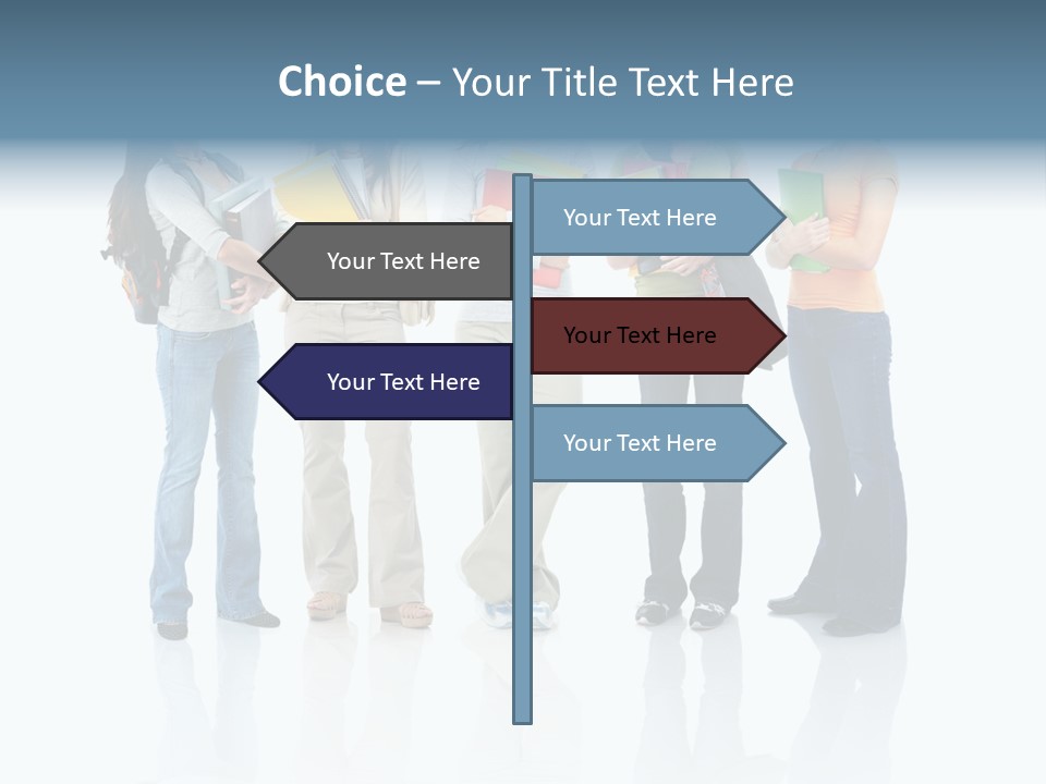 School Young Book PowerPoint Template