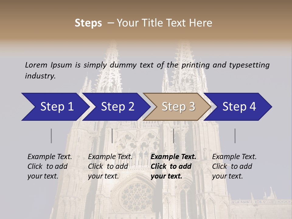 Tower Stone Mediaeval PowerPoint Template