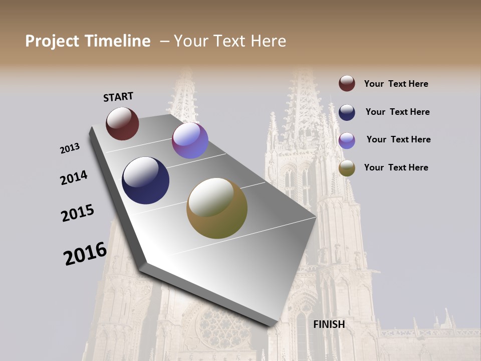 Tower Stone Mediaeval PowerPoint Template