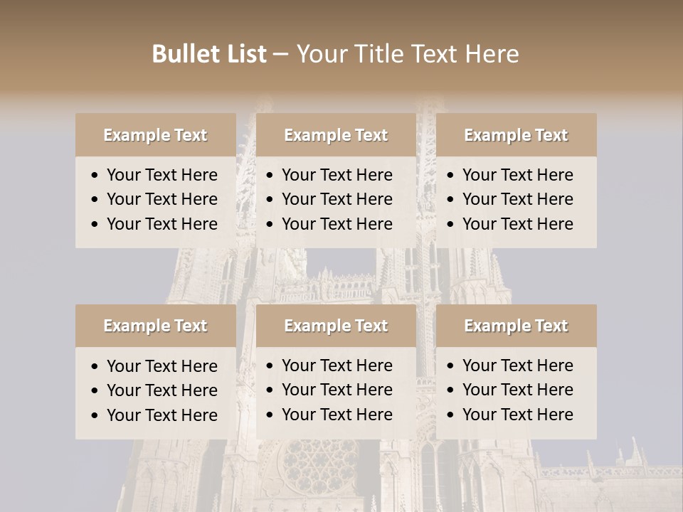 Tower Stone Mediaeval PowerPoint Template