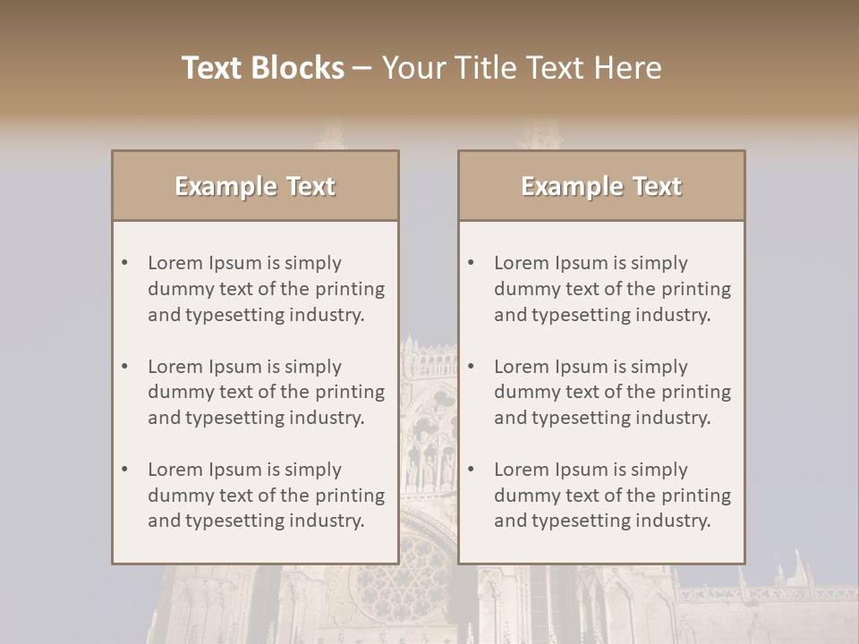 Tower Stone Mediaeval PowerPoint Template