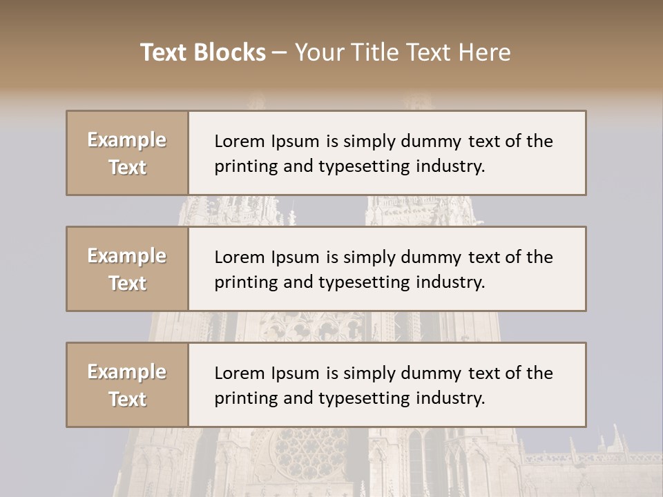 Tower Stone Mediaeval PowerPoint Template
