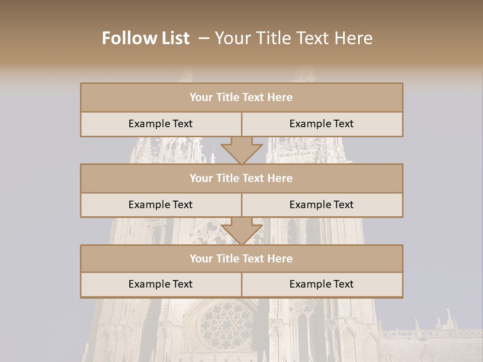 Tower Stone Mediaeval PowerPoint Template