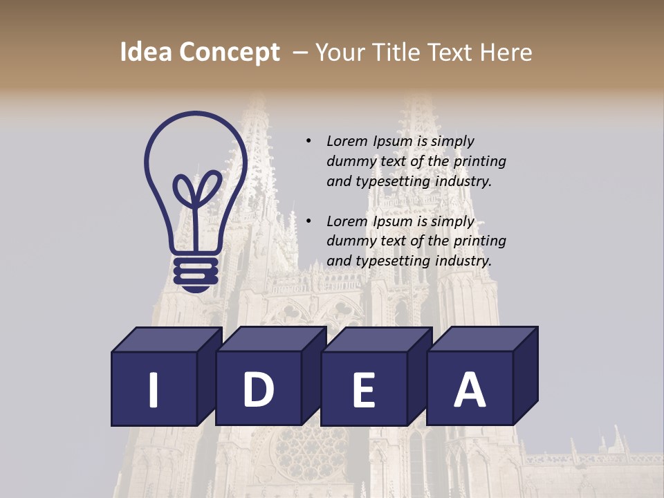 Tower Stone Mediaeval PowerPoint Template
