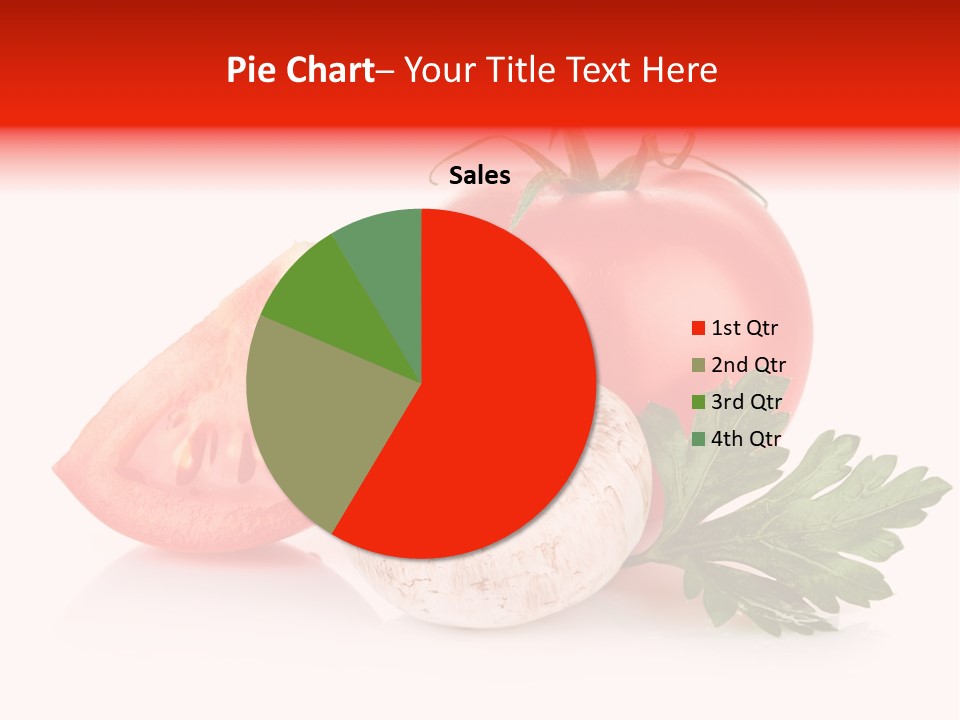 Red Parsley Isolated PowerPoint Template