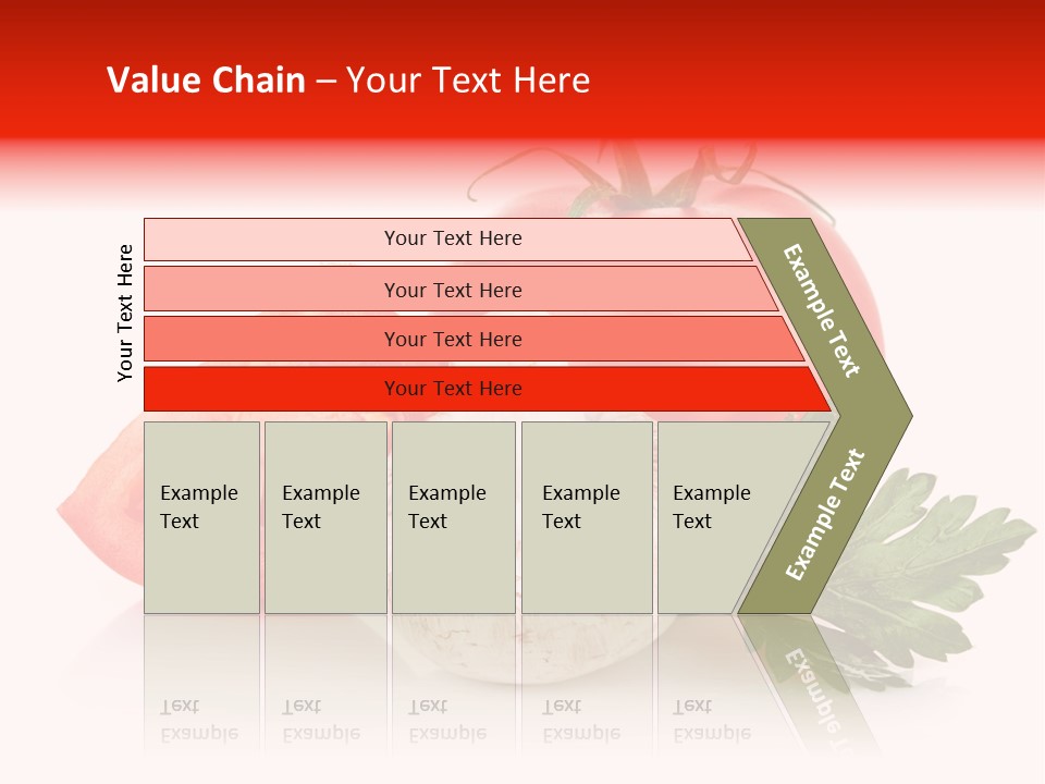 Red Parsley Isolated PowerPoint Template