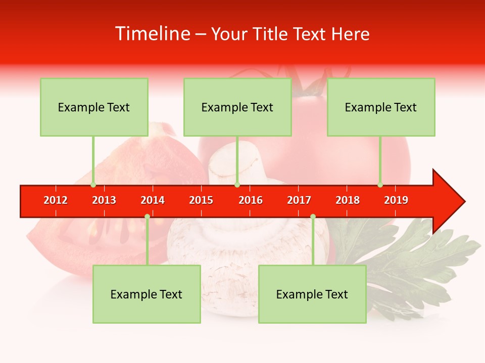 Red Parsley Isolated PowerPoint Template