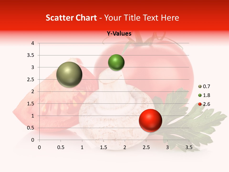 Red Parsley Isolated PowerPoint Template