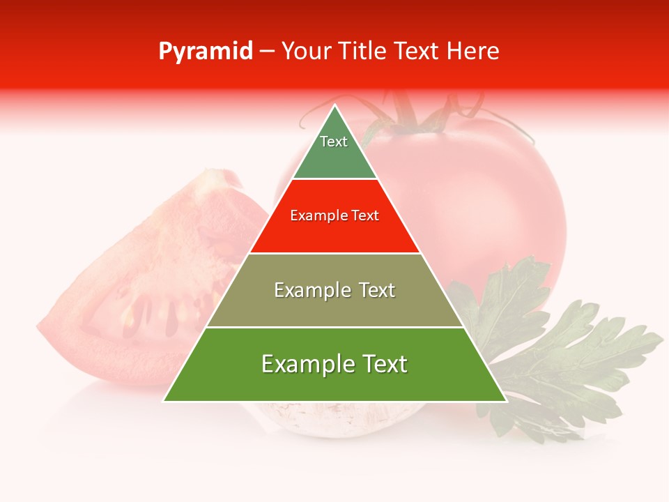 Red Parsley Isolated PowerPoint Template