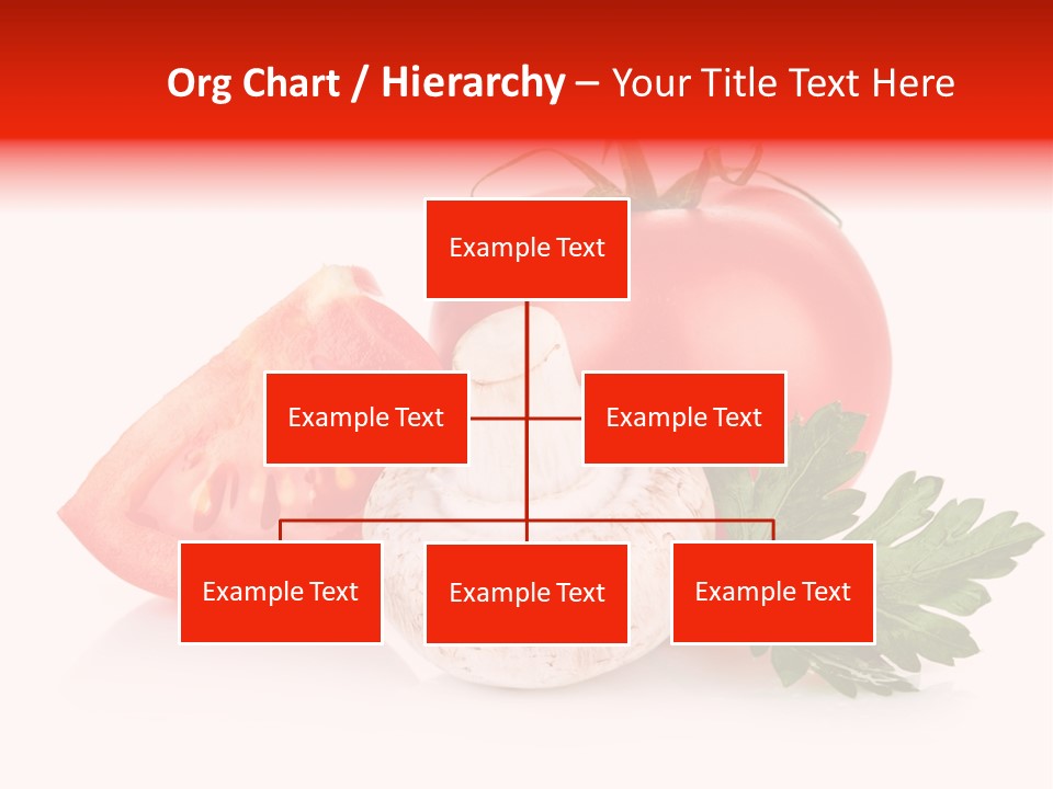 Red Parsley Isolated PowerPoint Template