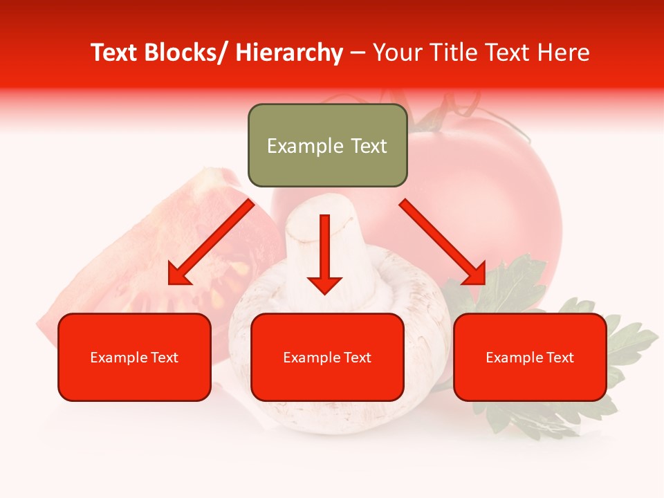 Red Parsley Isolated PowerPoint Template