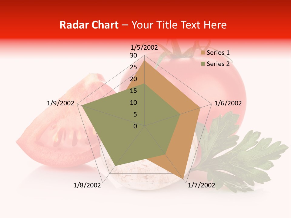 Red Parsley Isolated PowerPoint Template