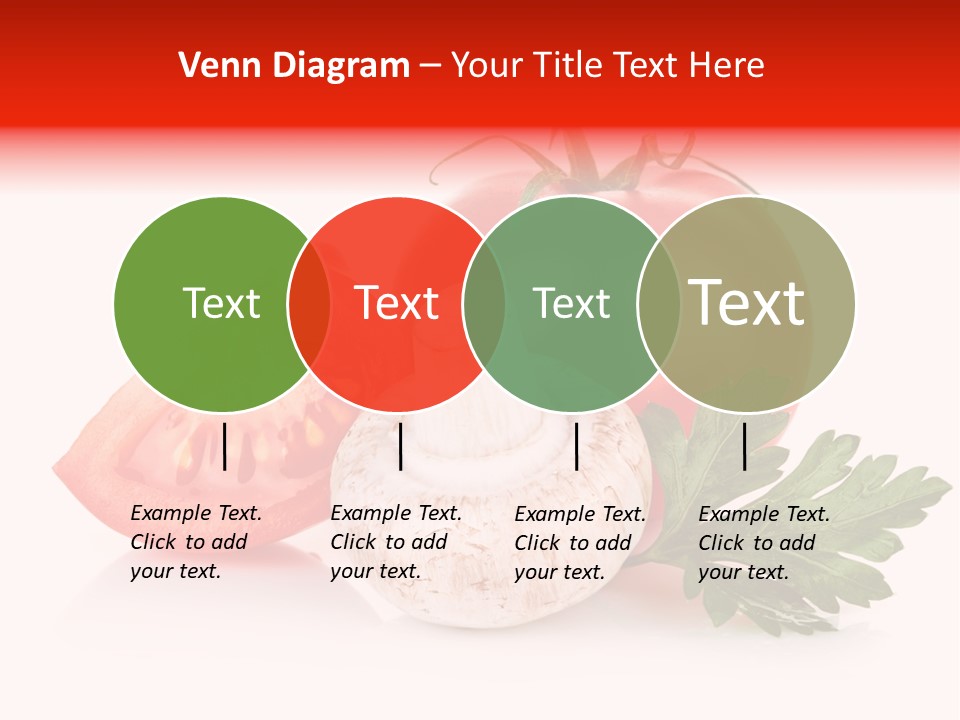 Red Parsley Isolated PowerPoint Template