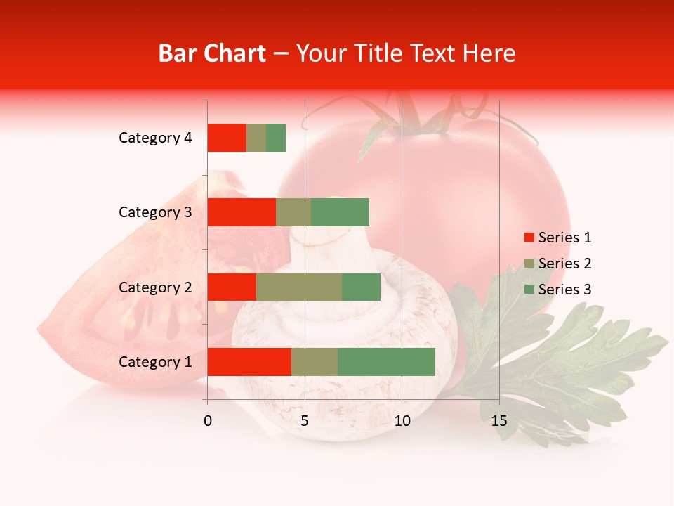 Red Parsley Isolated PowerPoint Template
