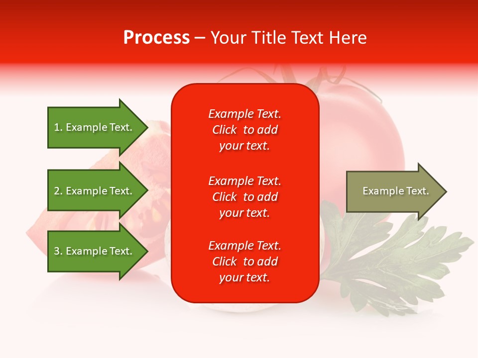 Red Parsley Isolated PowerPoint Template