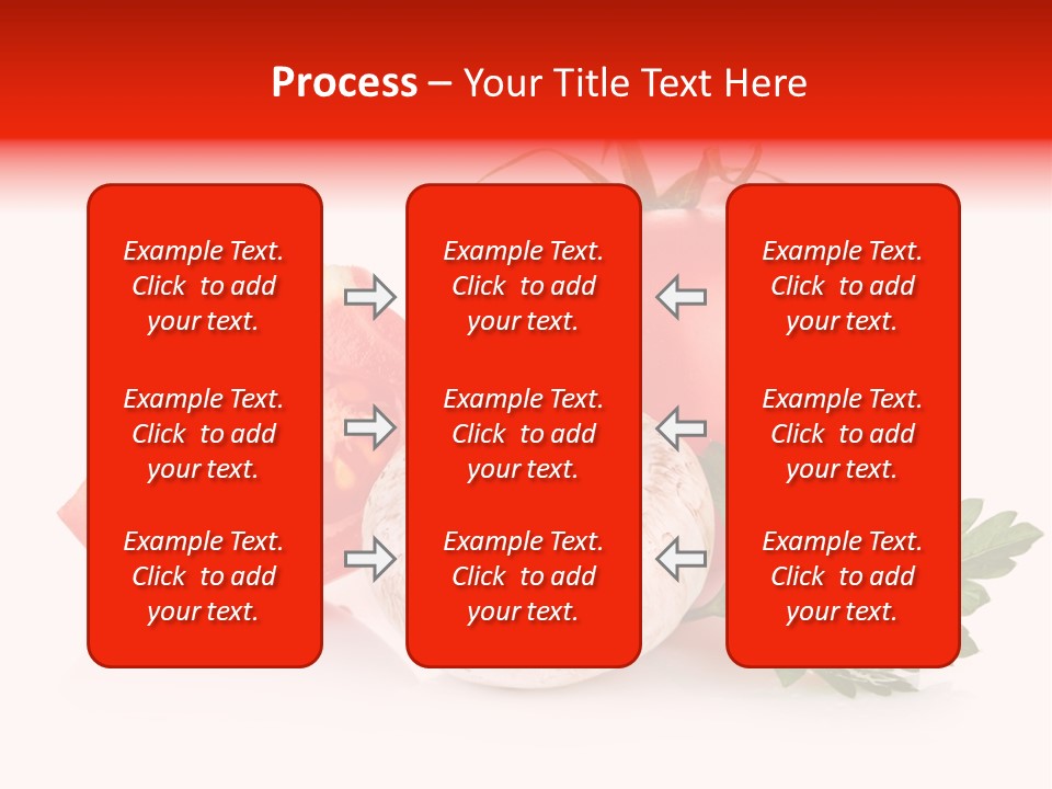Red Parsley Isolated PowerPoint Template