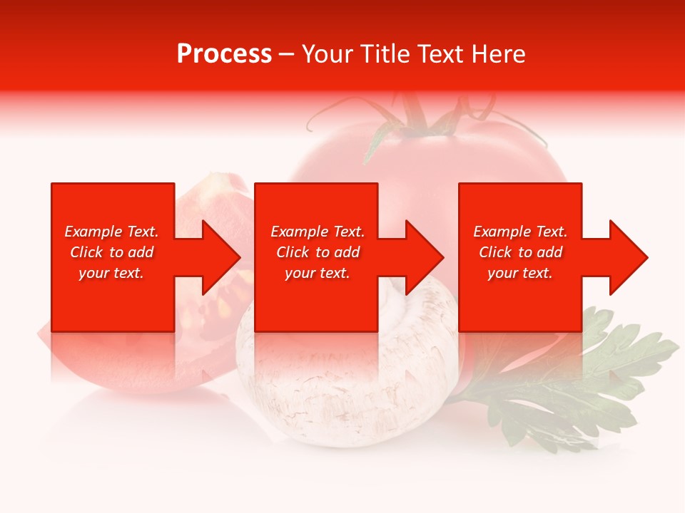 Red Parsley Isolated PowerPoint Template