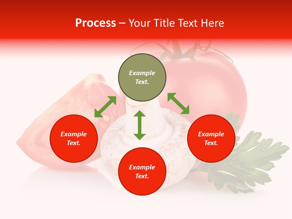 Red Parsley Isolated PowerPoint Template