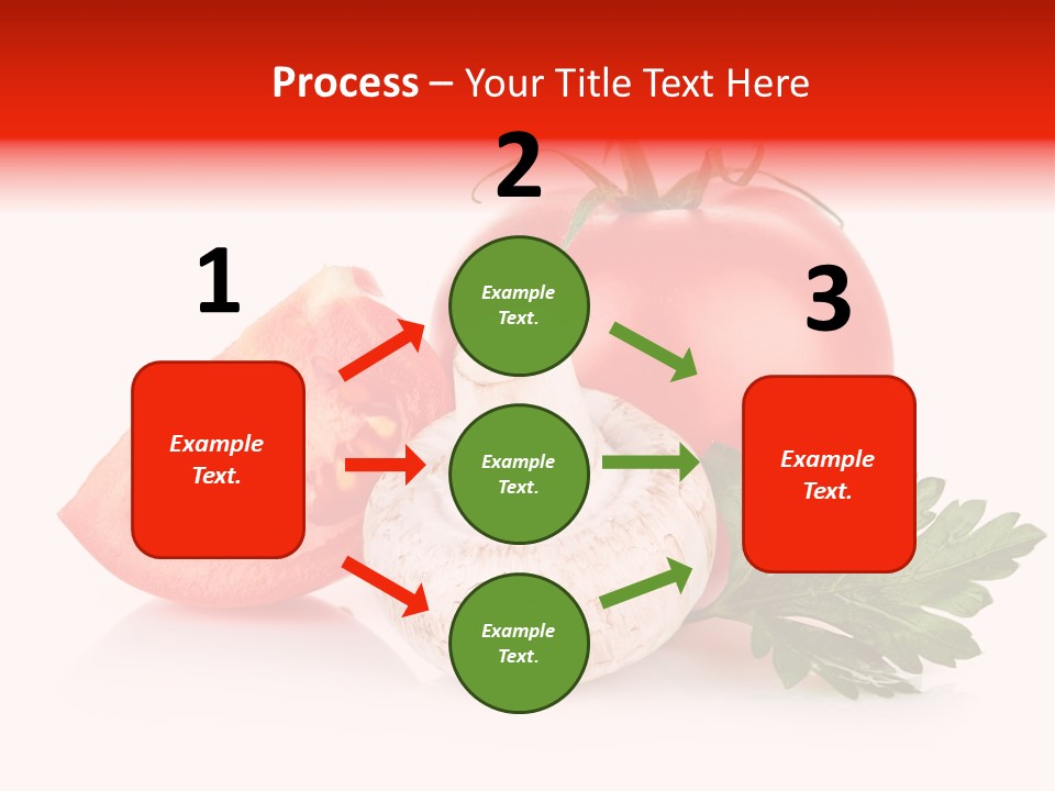 Red Parsley Isolated PowerPoint Template